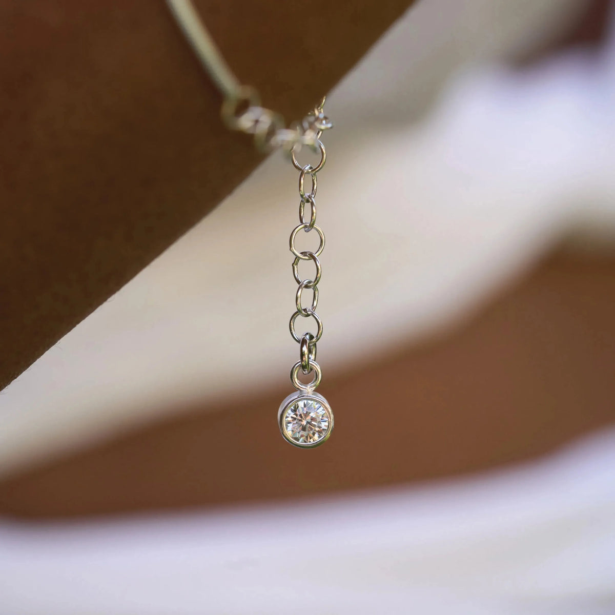Personalized Sterling Silver Birthstone Flower Bracelet