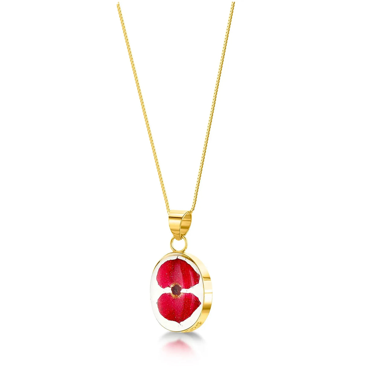 Collar con Colgante Ovalado Poppy