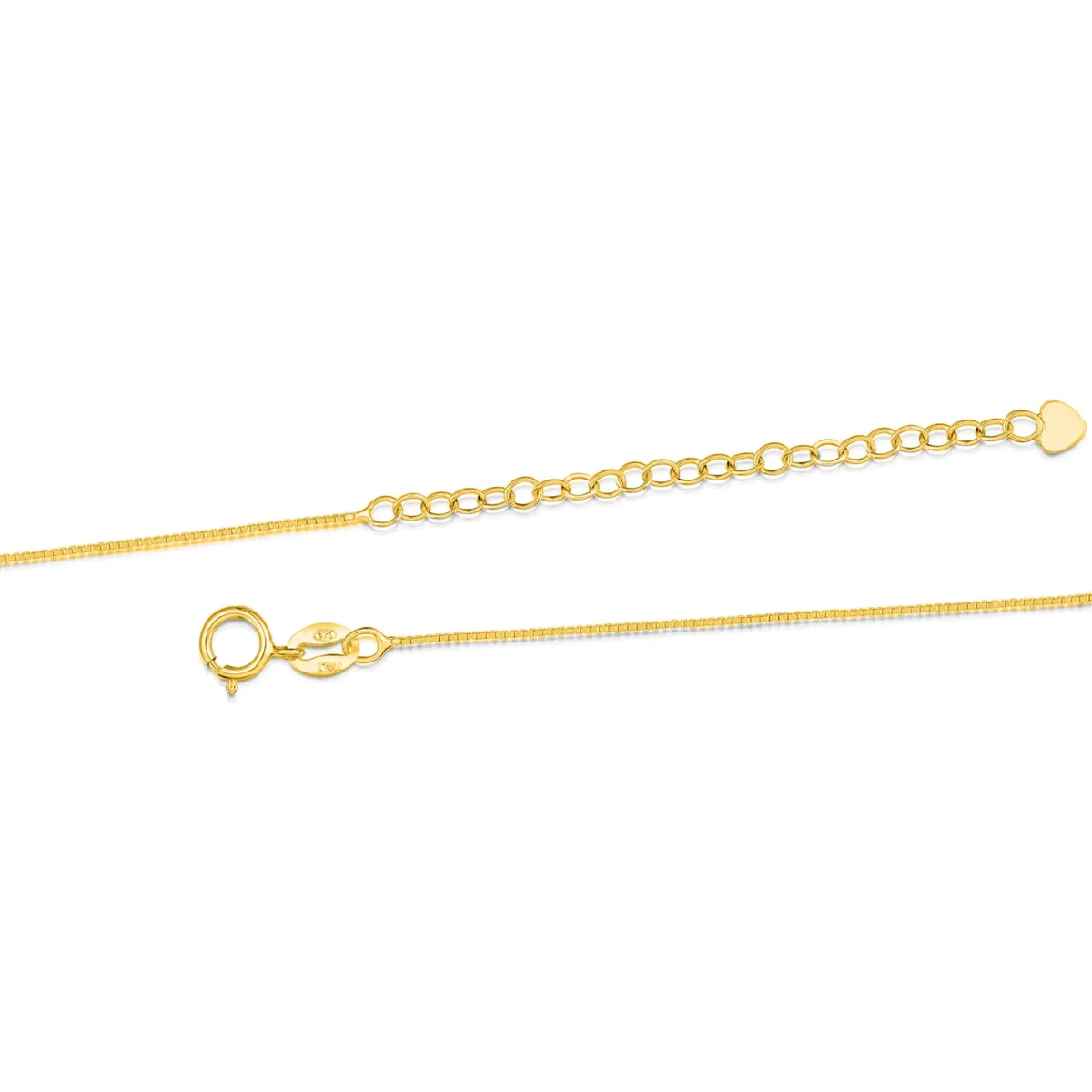 Forget-Me-Not Heart Pendant Necklace - Gold plated Silver