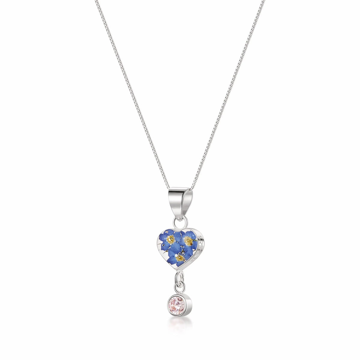 Shrieking Violet's Handmade Birthstone Necklaces: Nature's Beauty in Sterling Silver
