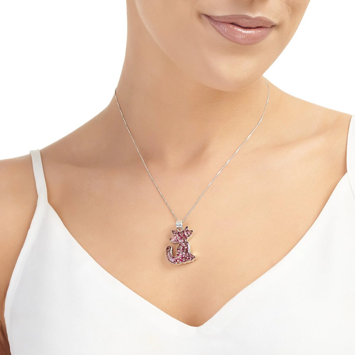 Bohemia Poppy Rose Pendant Necklace