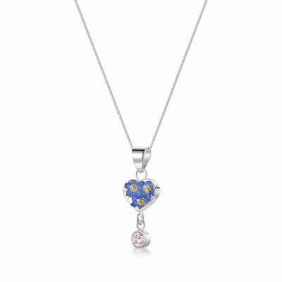 Shrieking Violet's Handmade Birthstone Necklaces: Nature's Beauty in Sterling Silver