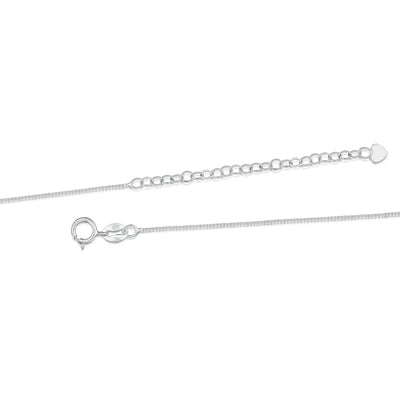 Real flower jewellery by Shrieking Violet® Sterling silver rectangle pendant necklace with real flowers including miniature rose & forget-me-nots.