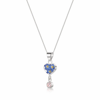 Shrieking Violet's Handmade Birthstone Necklaces: Nature's Beauty in Sterling Silver